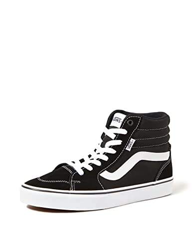 Vans Filmore Hi, Sneaker Mujer, Suede/Canvas Black/White, 38 EU