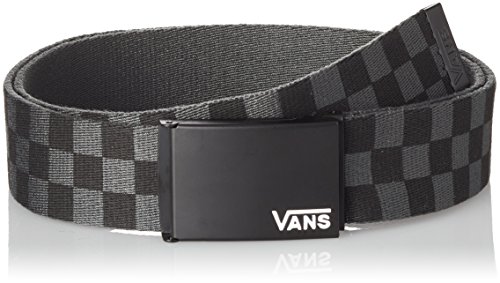 Vans Deppster II Web Belt Cinturón, Negro (Black/Charcoal), Talla única para Hombre