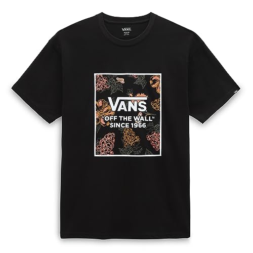 Vans Box Garden Short Sleeved T-Shirt, Camiseta Hombre, Black,
